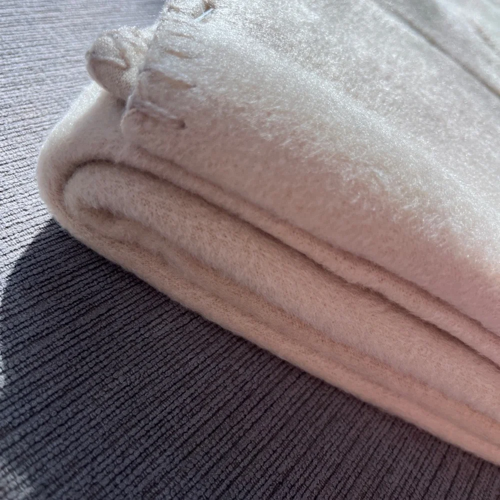 Soft Cream travel Blanket NOWT